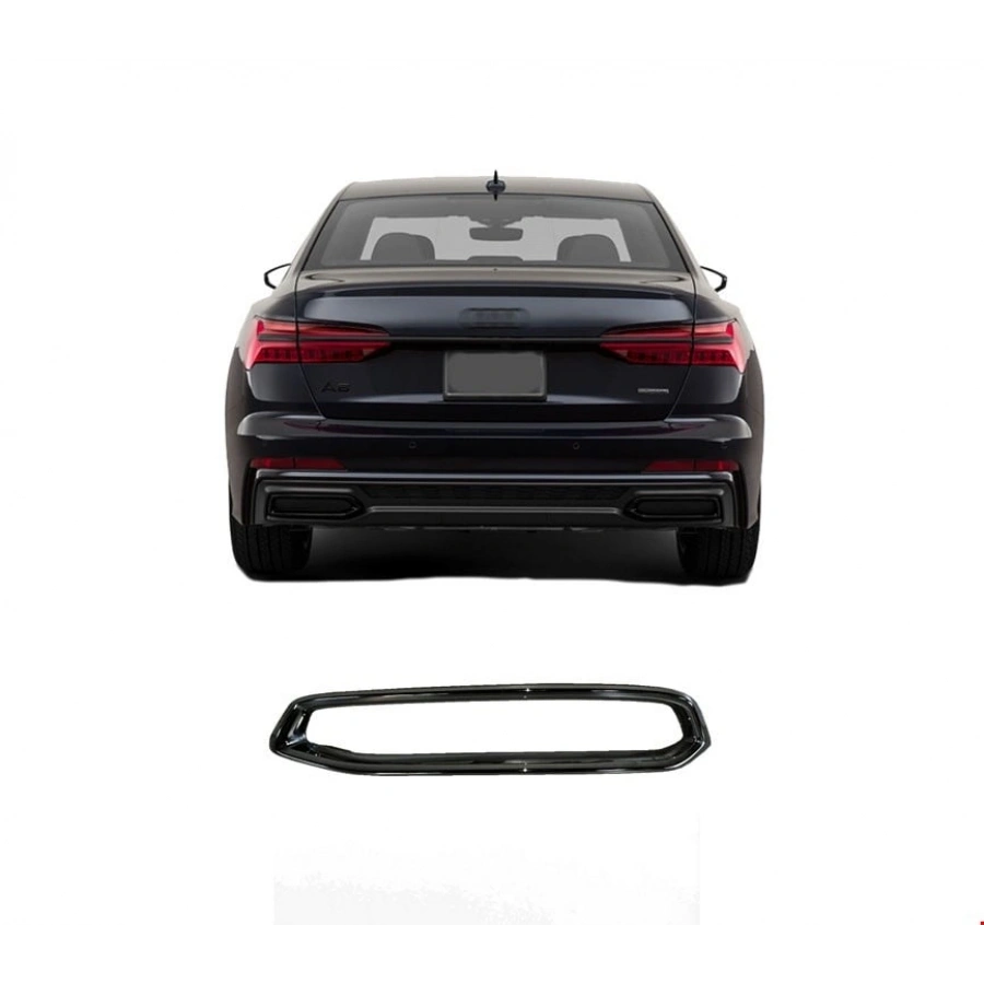 ARKA EGZOZ KAPAĞI SOL S-LİNE SİYAH A6 2020-