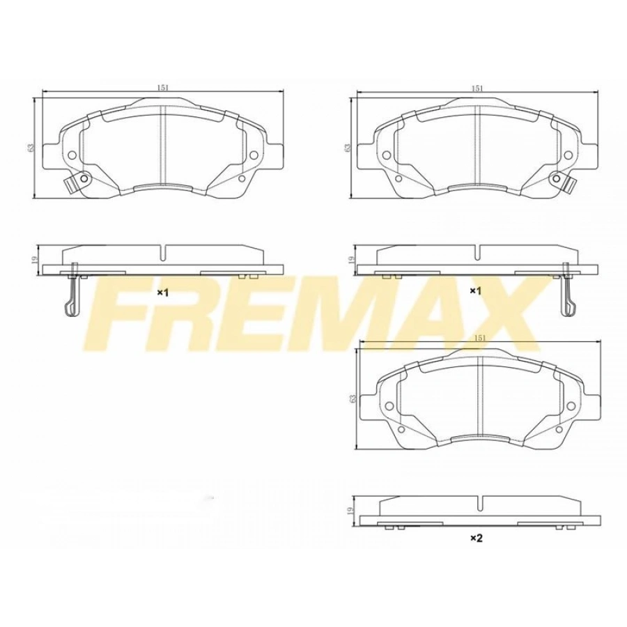 ARKA FREN BALATASI (CARBON FORMÜL) BMW E84-E90-E91-E92-E93-X1 2005-2015