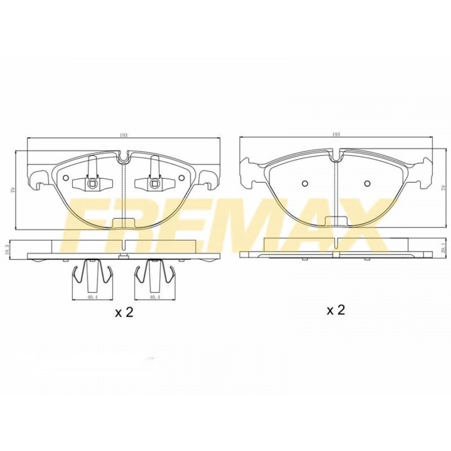 ARKA FREN BALATASI (CORBON FORMÜL) BMW 5 SERİ F07-F01-F02-F04 N57-D30A/7 SERİ 2009-2017