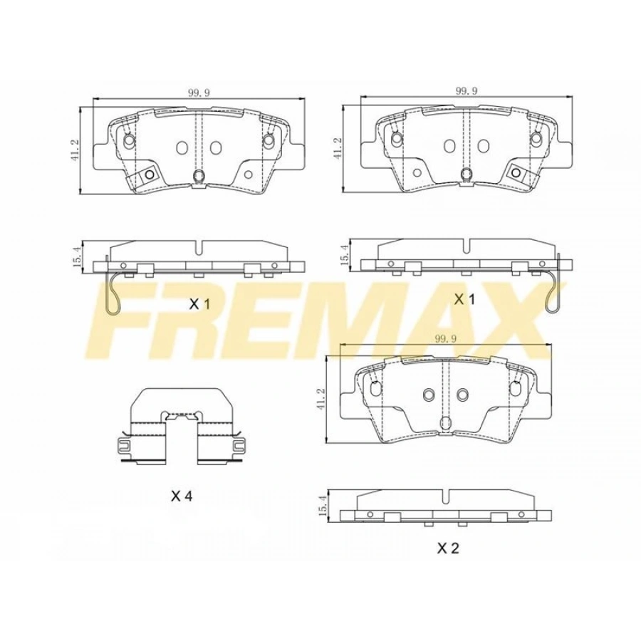 ARKA FREN BALATASI (CORBON FORMÜL) BMW F20-F21-F22-F23-F30-F31-F32-F33-F36-F80-F33-F80 2010-2018