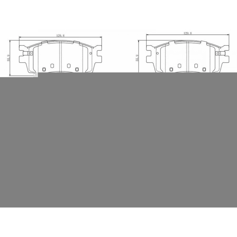 ARKA FREN BALATASI (CORBON FORMÜL) CHEVROLET CAPTİVA ANTARA 2007