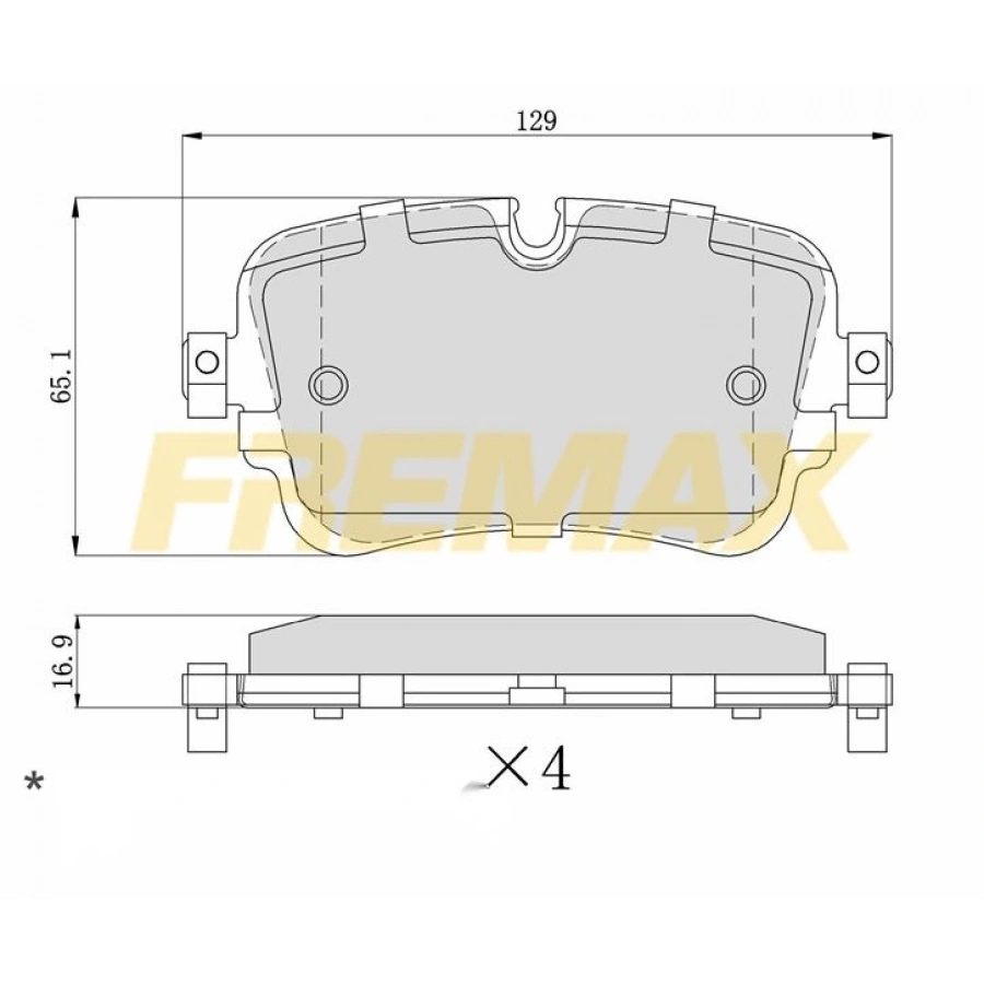 ARKA FREN BALATASI (CORBON FORMÜL) FORD TRANSIT V-347 (DİSK TİP) 206-2014