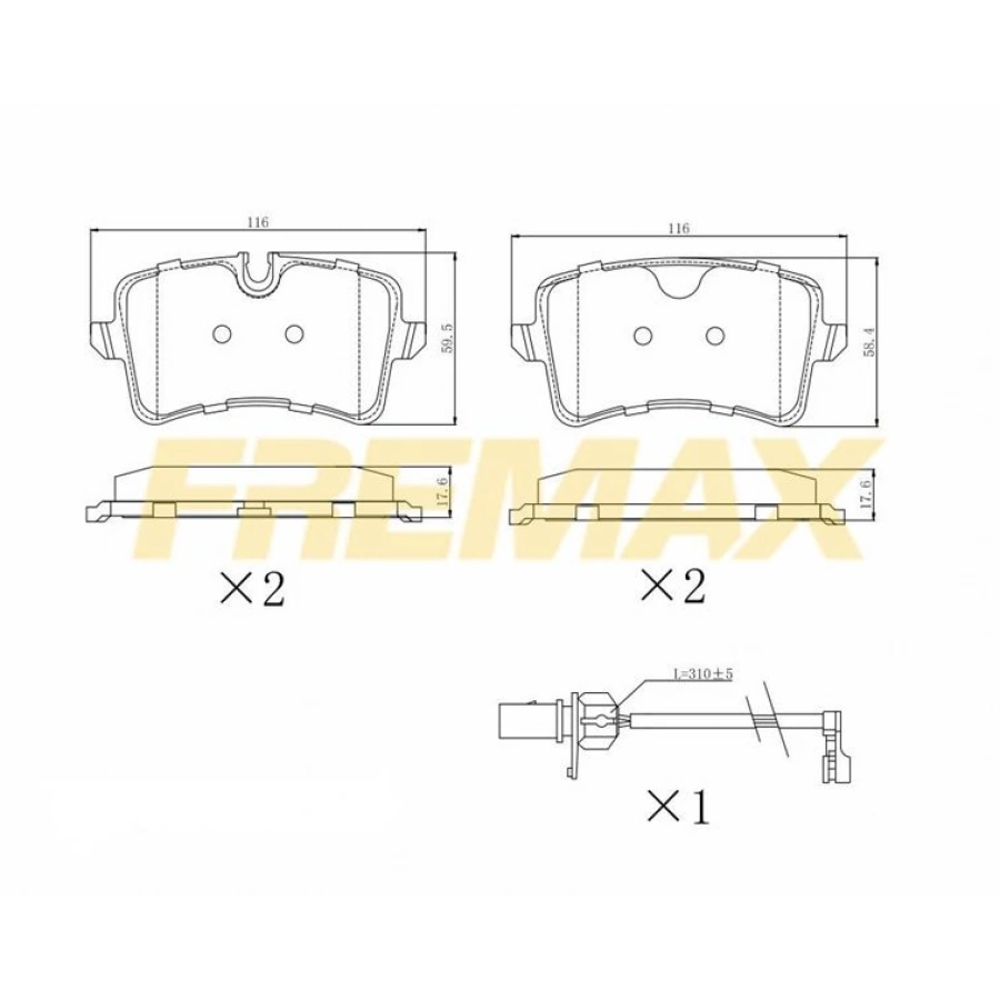 ARKA FREN BALATASI (CORBON FORMÜL) FORD TRANSİT V-362/63 2012 (TEK TEKER)