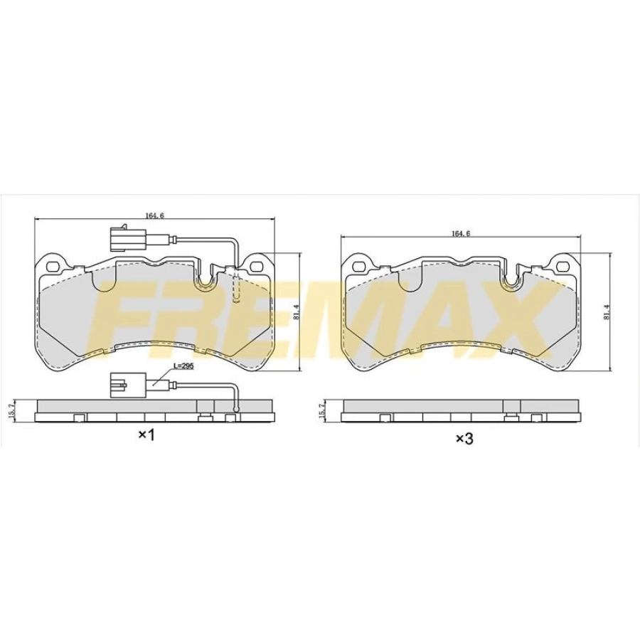 ARKA FREN BALATASI (CORBON FORMÜL) MERCEDES V-SERISI VİTO W447 2014