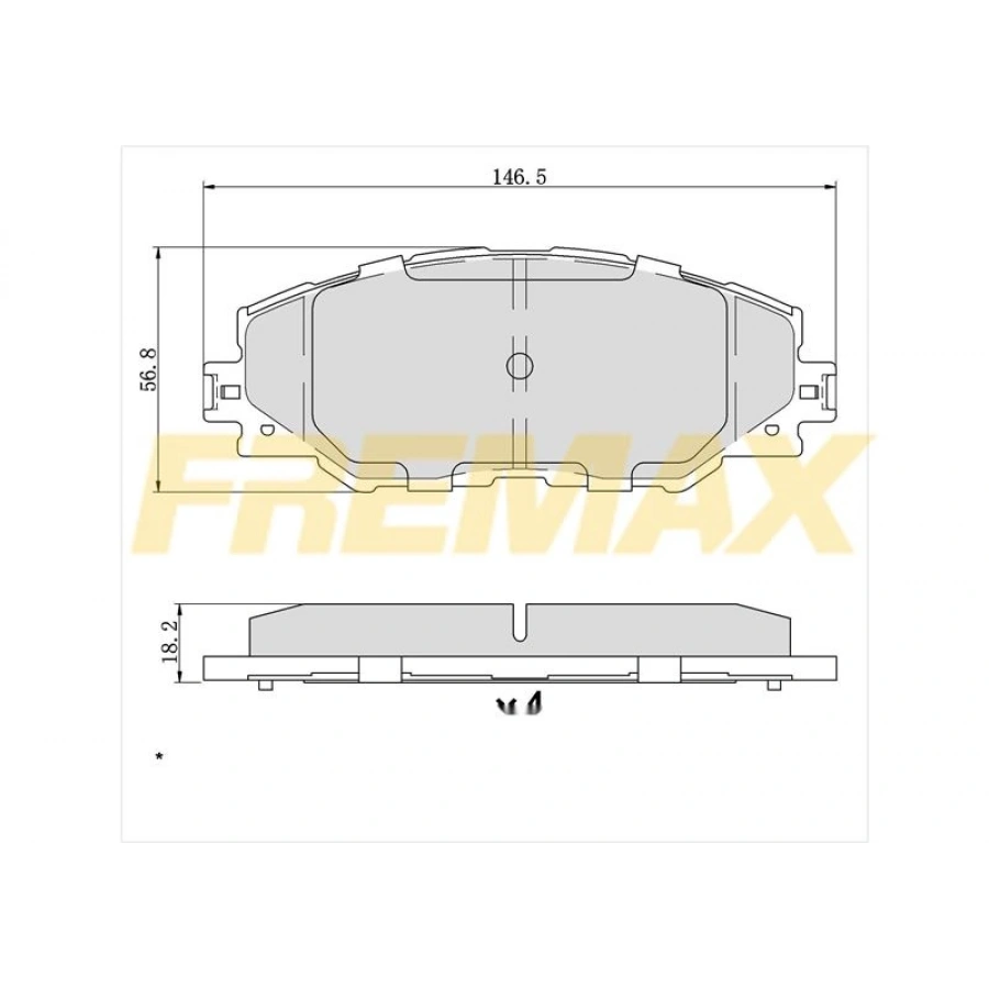 ARKA FREN BALATASI (CORBON FORMÜL) MERCEDES W204-207-X204 GLK 2007