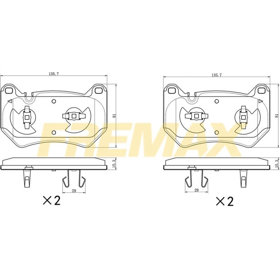 ARKA FREN BALATASI (CORBON FORMÜL) OPEL CHEVROLET CAPTİVA-ANTARA 2007