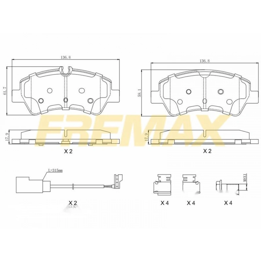 ARKA FREN BALATASI (CORBON FORMÜL) PORSCHE PANAMERA 2010