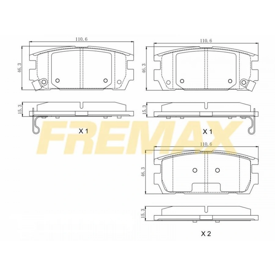 ARKA FREN BALATASI (CORBON FORMÜL)VW AUDI A4-A5-Q5 2008