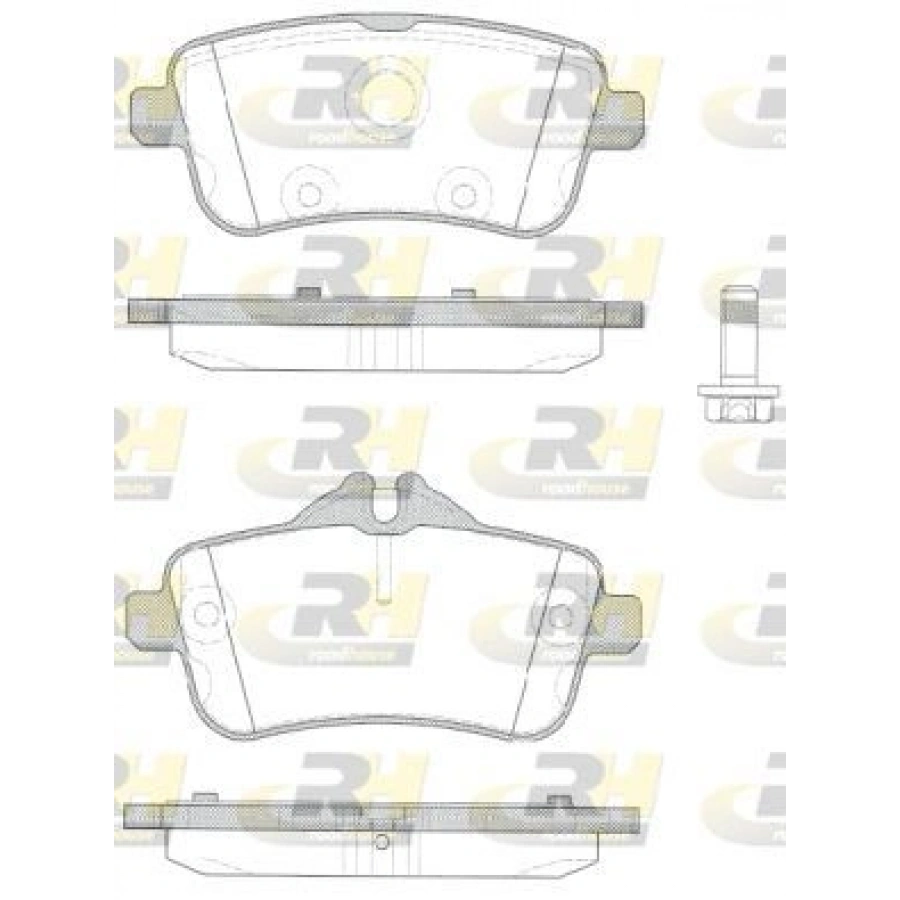 ARKA FREN BALATASI (CORBON FORMÜL) VW-AUDI A6-A7-A8-MACAN-BENTLEY MULSANNE
