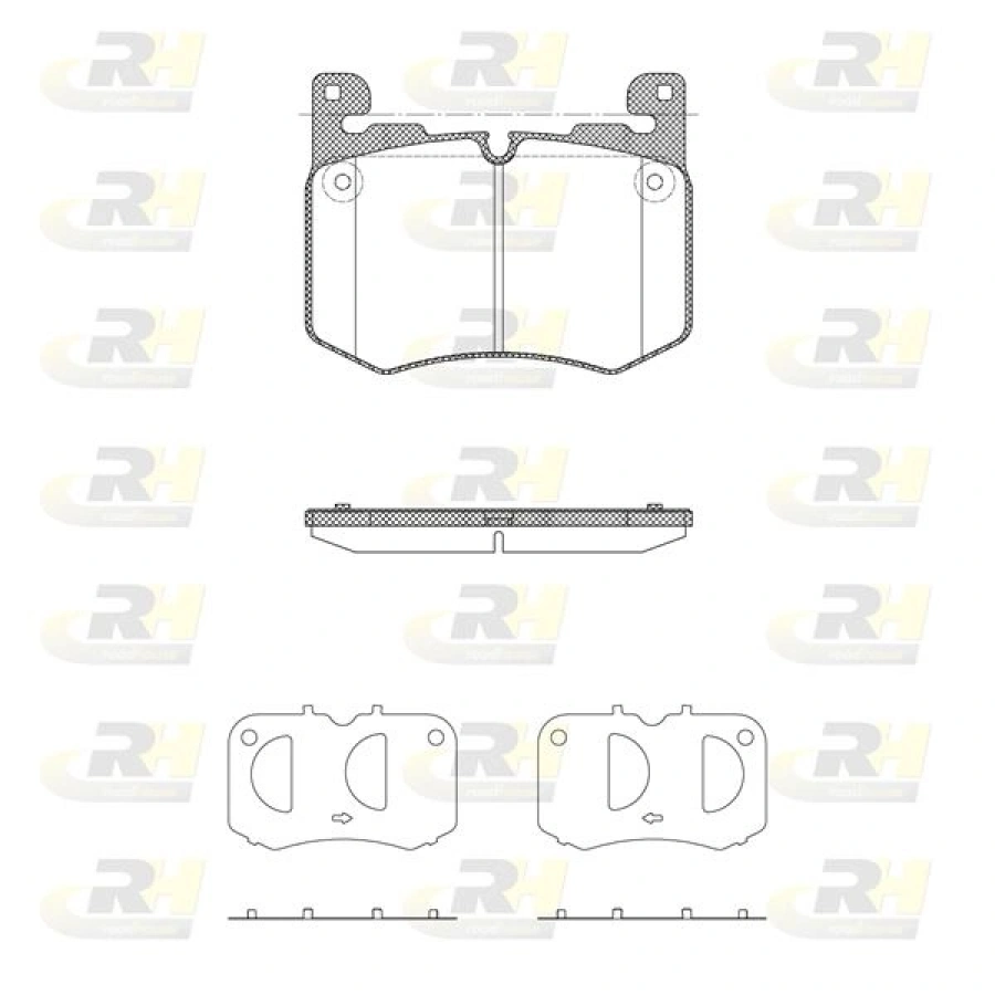 ARKA FREN BALATASI (CORBON FORMÜL) VW GOLF8-A3-LEON-OCTAVIA-CONNECT 2020
