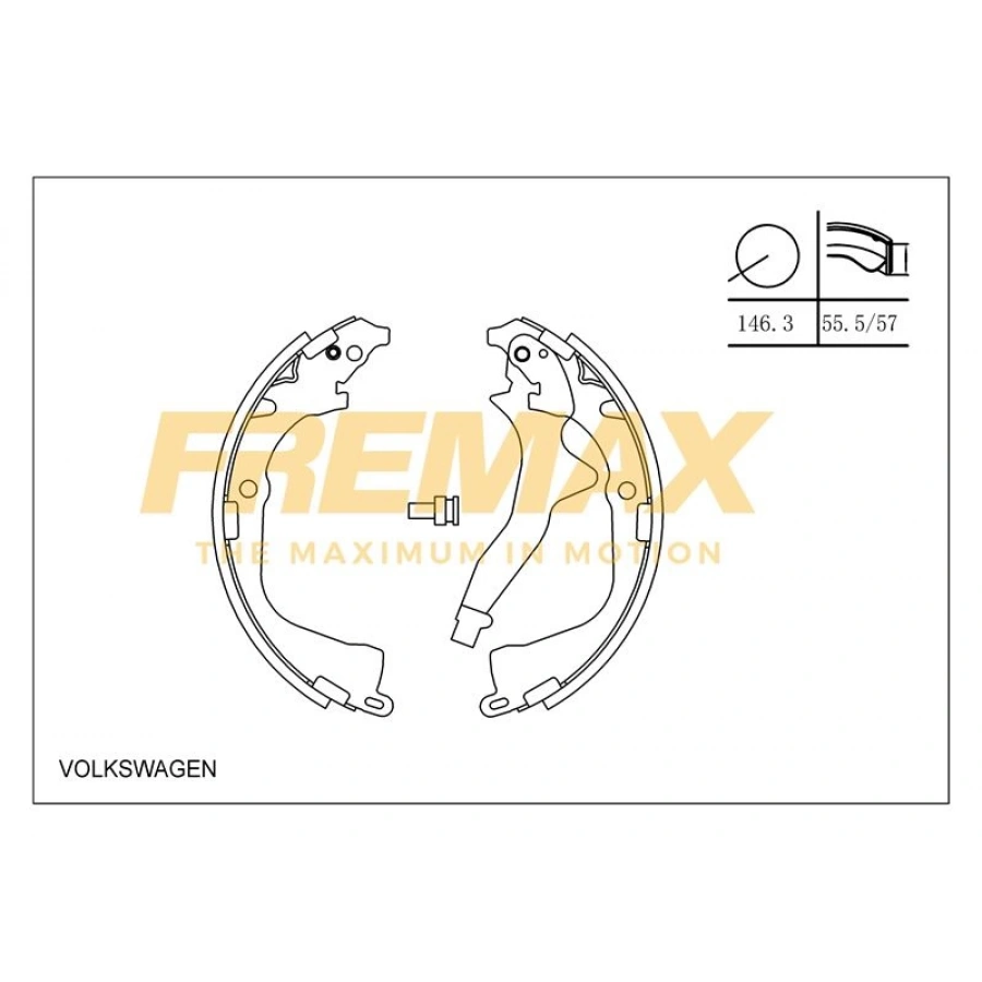 ARKA FREN BALATASI (KAMPANA TİP ) +1 ÖLÇÜ KALIN TİP (LEVYELİ) PEUGEOT -FIAT- DACIA 208/301/C2/C3/ELYSEE-CLIO II- IV/LOGAN/THALIA