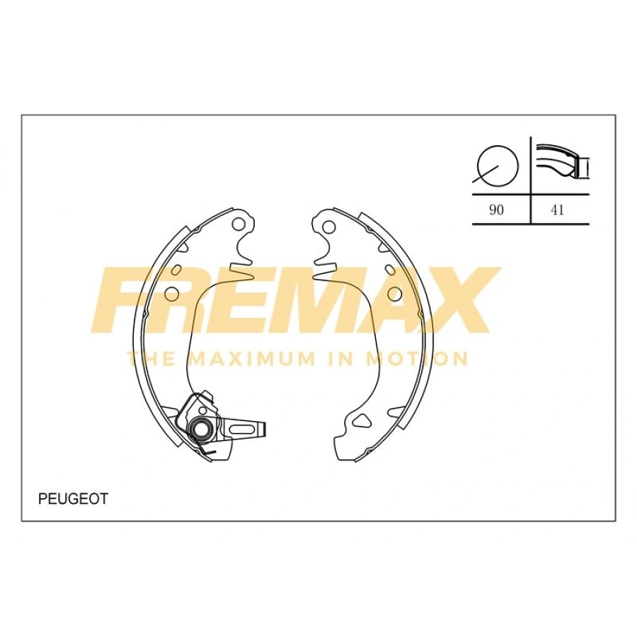 ARKA FREN BALATASI (KAMPANA TİP ) +1 ÖLÇÜ KALIN TİP (LEVYELİ) RENAULT -DACIA- 2007 CLIO IV/LOGAN MCV/DUSTER/DOKKER/LODGY/SANDERO/CITAN