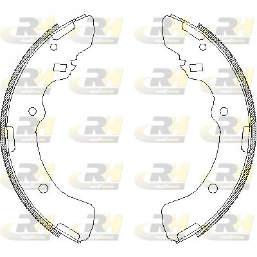 ARKA FREN BALATASI (KAMPANA TİP ) +1 ÖLÇÜ KALIN TİP TOYOTA COROLLA (AE92- AE100-, AE101-AE111 88-2001