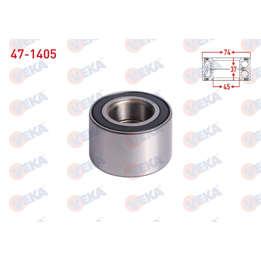 ARKA TEKERLEK RULMANI SOL-SAG 37X74X45 BMW 5 SERISI (E28) 520 - 518 1980-1987