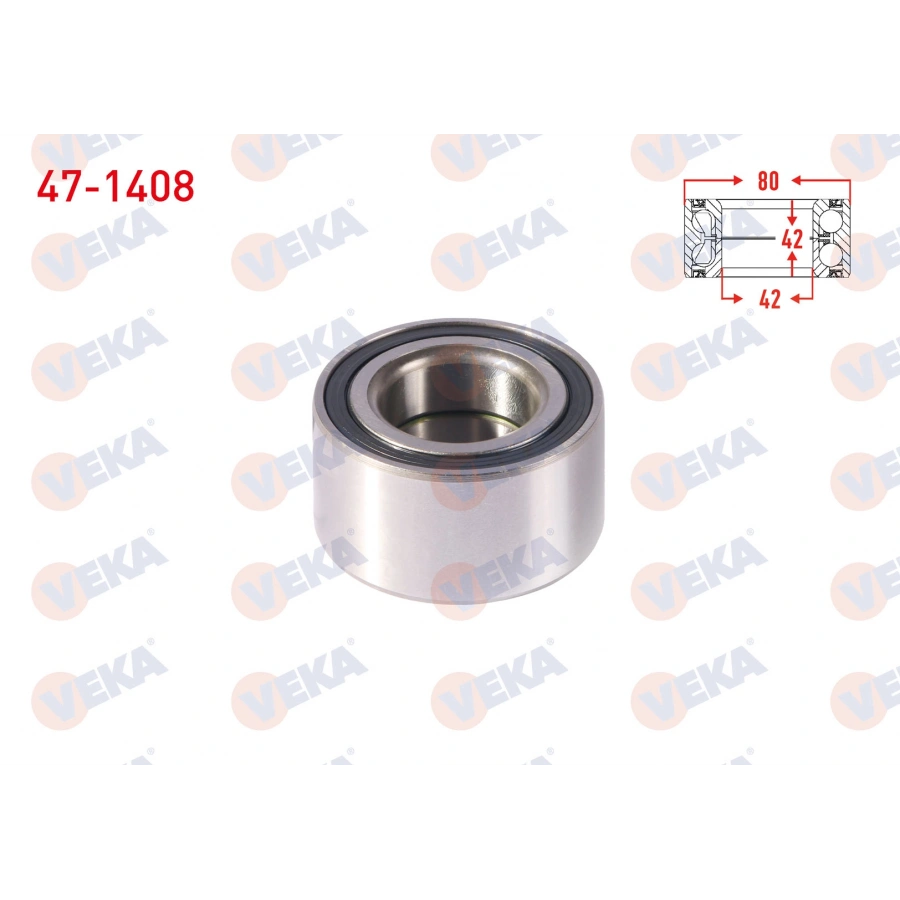 ARKA TEKERLEK RULMANI SOL-SAG 42X80X42 BMW 5 SERISI (E28) 520 1980-1987