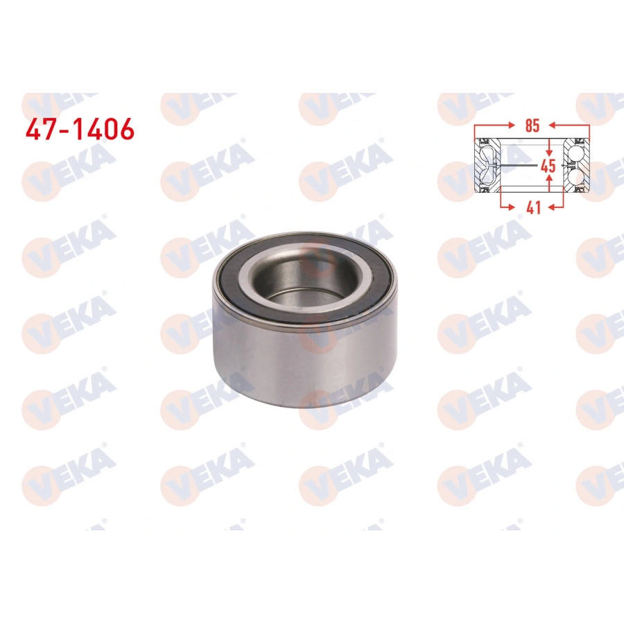 ARKA TEKERLEK RULMANI SOL-SAG ABS OKUYUCULU 45X85X41BMW 3 SERISI (E46) 330 D - 330 Ci - 330xi- 1998-2005/ 7 SERISI (E38) 740i - 750i 1994-2001/ X3 (E83) 2.0 D - 3.0 D 2004-2010