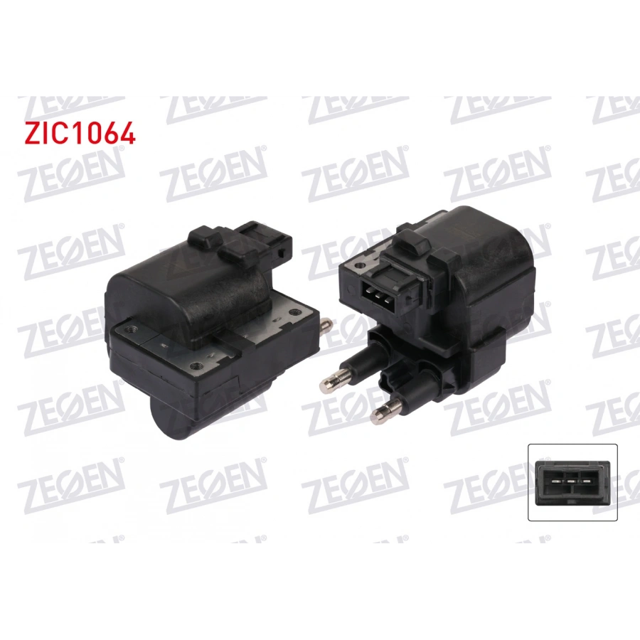 ATESLEME BOBINI SIYAH SOKET RENAULT MEGANE I 1.6i 8v 1996-2003/ LAGUNA I 2.0i 16v 1993-2001/ SAFRANE II 2.0 16v 1996-2000/ VOLVO S40 I 1.6i 16v 1995-2003/ S40 I 1.8i 16v 1995-2003/ S40 I 2.0 1995-2003