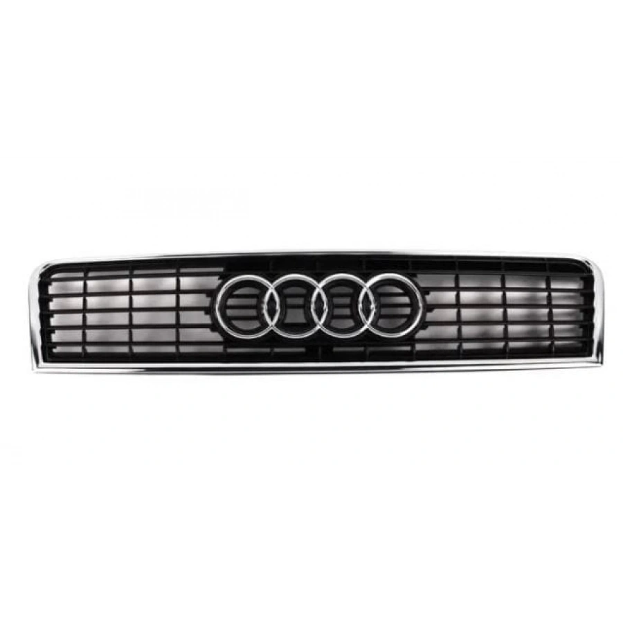 AUDI A4- 02/05; ÖN PANJUR SİYAH (NİKELAJ ÇERÇEVELİ) (ARMASIZ) (TW)