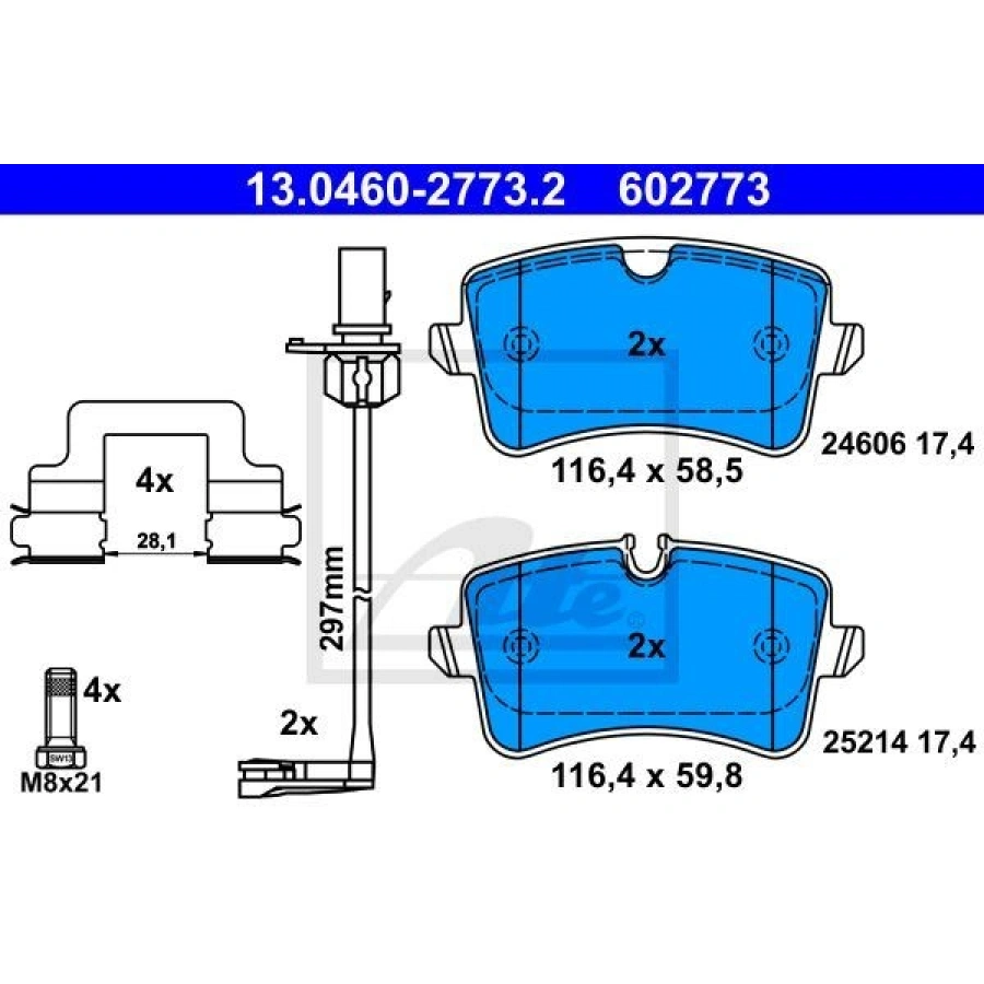 AUDI ATE SERAMİK FREN BALATASI