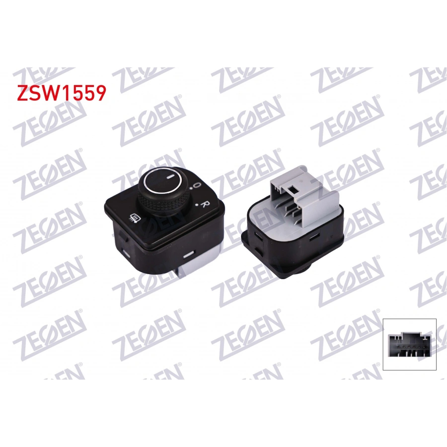 AYNA AYAR DUGMESI 6 PIN VOLKSWAGEN ARTEON 2017- / CRAFTER 2018- / PASSAT 2014- / TIGUAN 2016 - TOURAN 2015- / T-ROC 2017-