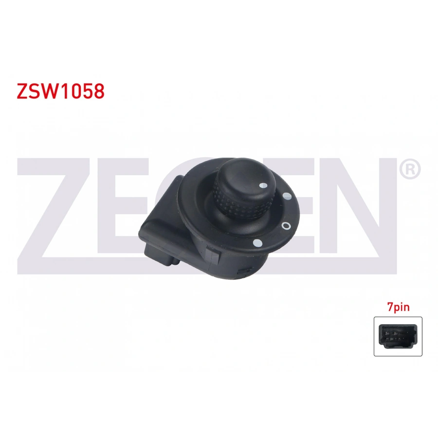 AYNA AYAR DUGMESI 7 PIN RENAULT CLIO II - MEGANE II - KANGOO - MASTER II 1998-2010