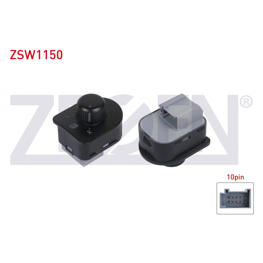 AYNA AYAR DUGMESI REZISTANSLI 10 PIN VOLKSWAGEN GOLF IV - PASSAT - TRANSPORTER - BORA 1997-2005