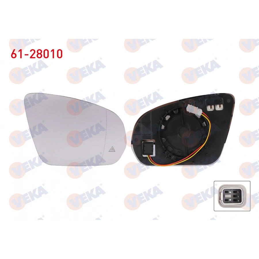 AYNA CAMI SAG ISITMALI SENSORLU ASFERIK MERCEDES (W222, W205, S205)