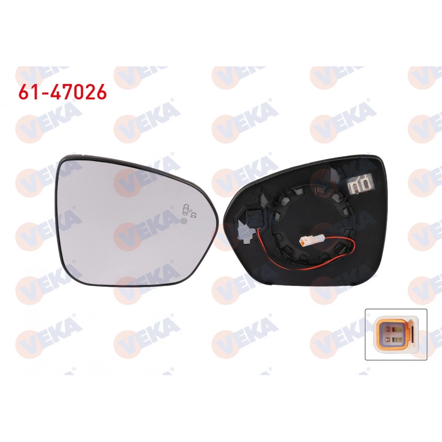 AYNA CAMI SAG ISITMALI SENSORLU DACIA DUSTER 2018-