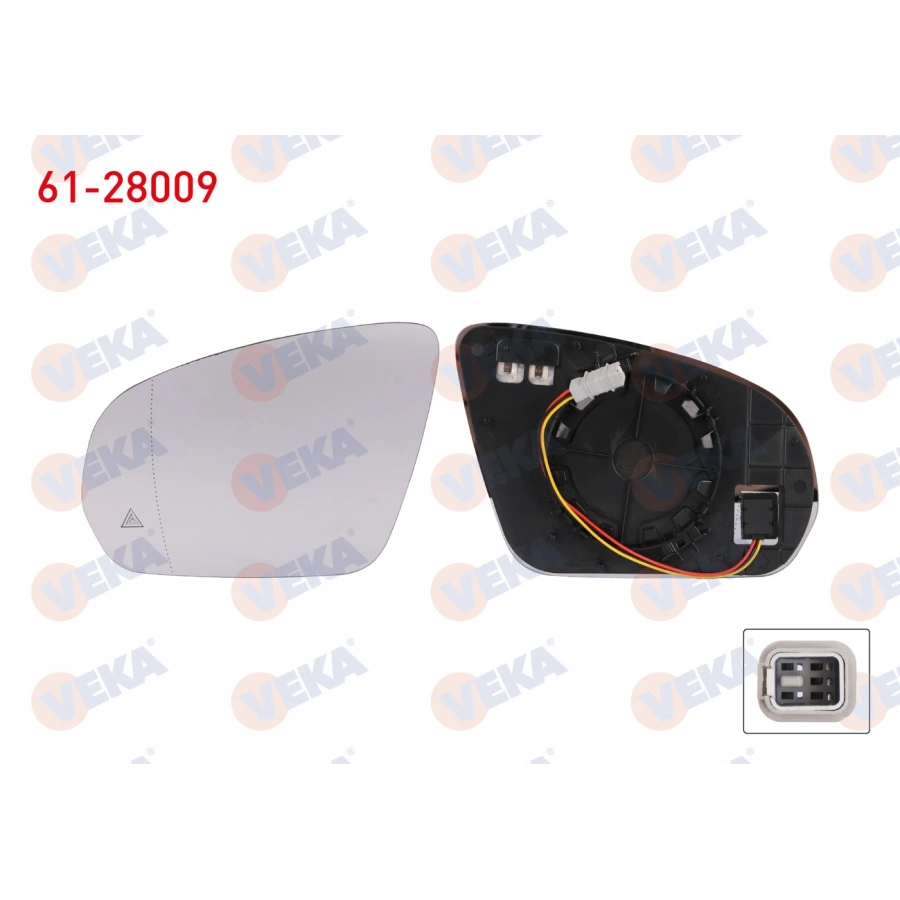 AYNA CAMI SOL ISITMALI SENSORLU ASFERIK MERCEDES (W222, W205, S205)