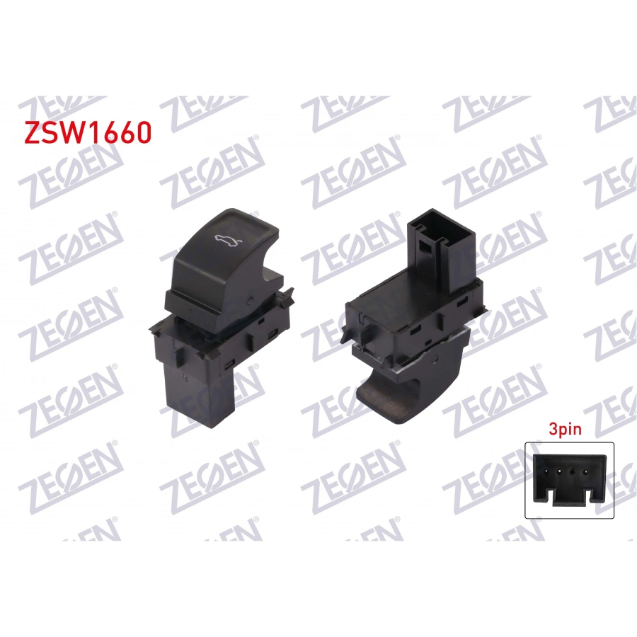 BAGAJ ACMA ANAHTARI 3 PIN VOLKSWAGEN TIGUAN 2016-