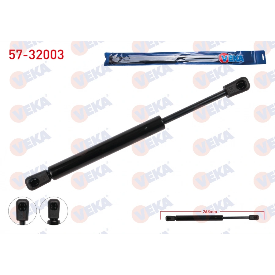 BAGAJ AMORTISORU 268mm/510N OPEL VECTRA C 4 KAPI 2002-2008 / NISSAN PRIMERA (P12) 4 KAPI 2002-