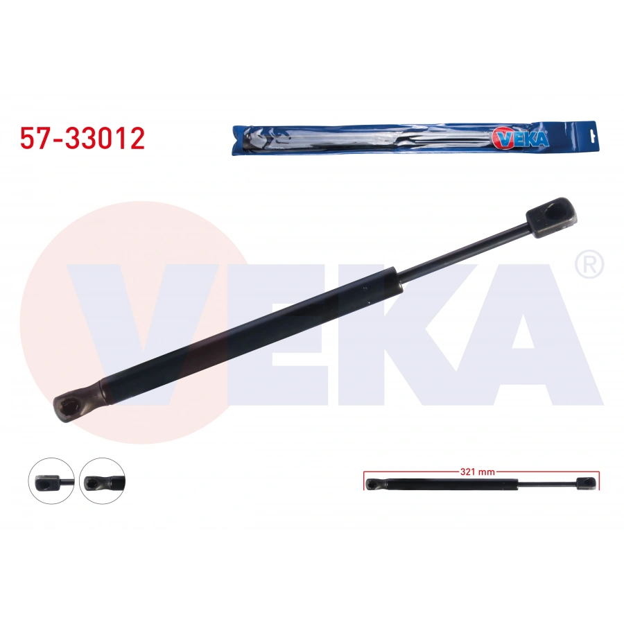 BAGAJ AMORTISORU 321mm/500N PEUGEOT 407 (6D) 2004-2011