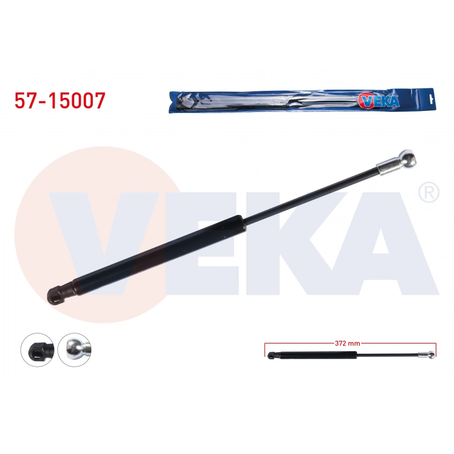 BAGAJ AMORTISORU 372mm/495N CITROEN C5 III SW 2008-2015