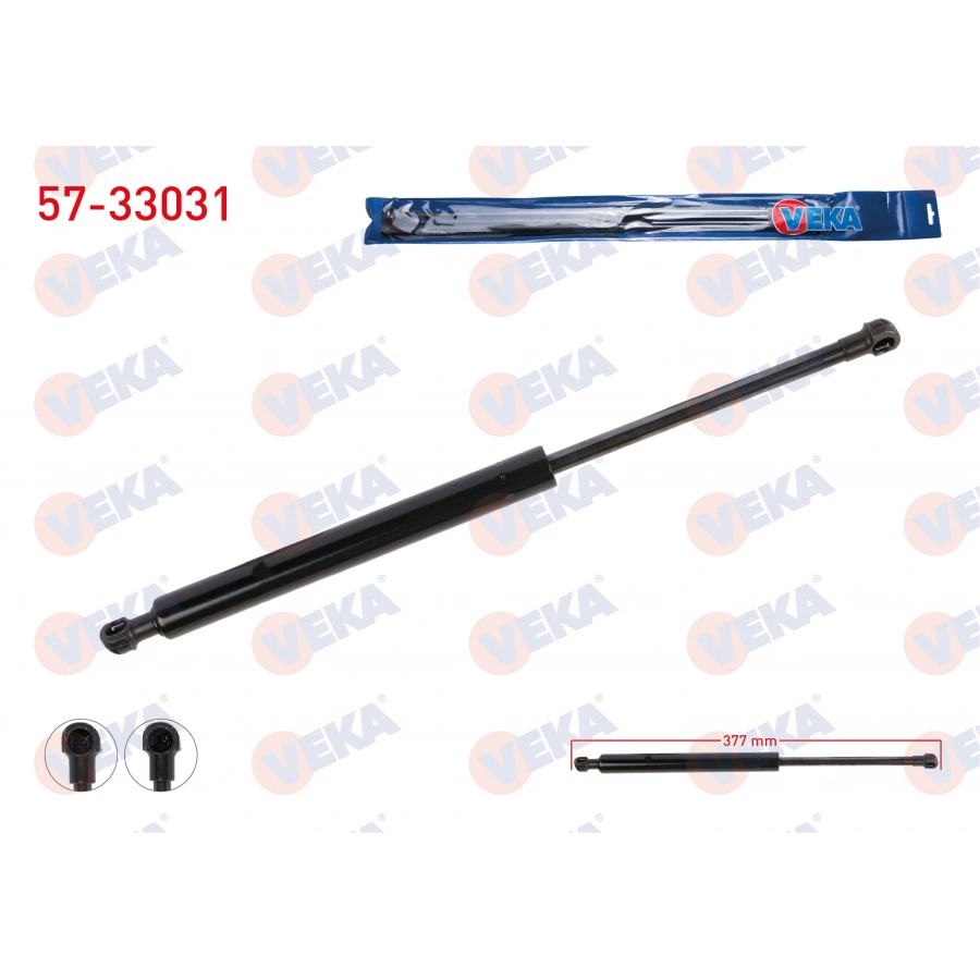 BAGAJ AMORTISORU 377mm/740N PEUGEOT 2008 2012-