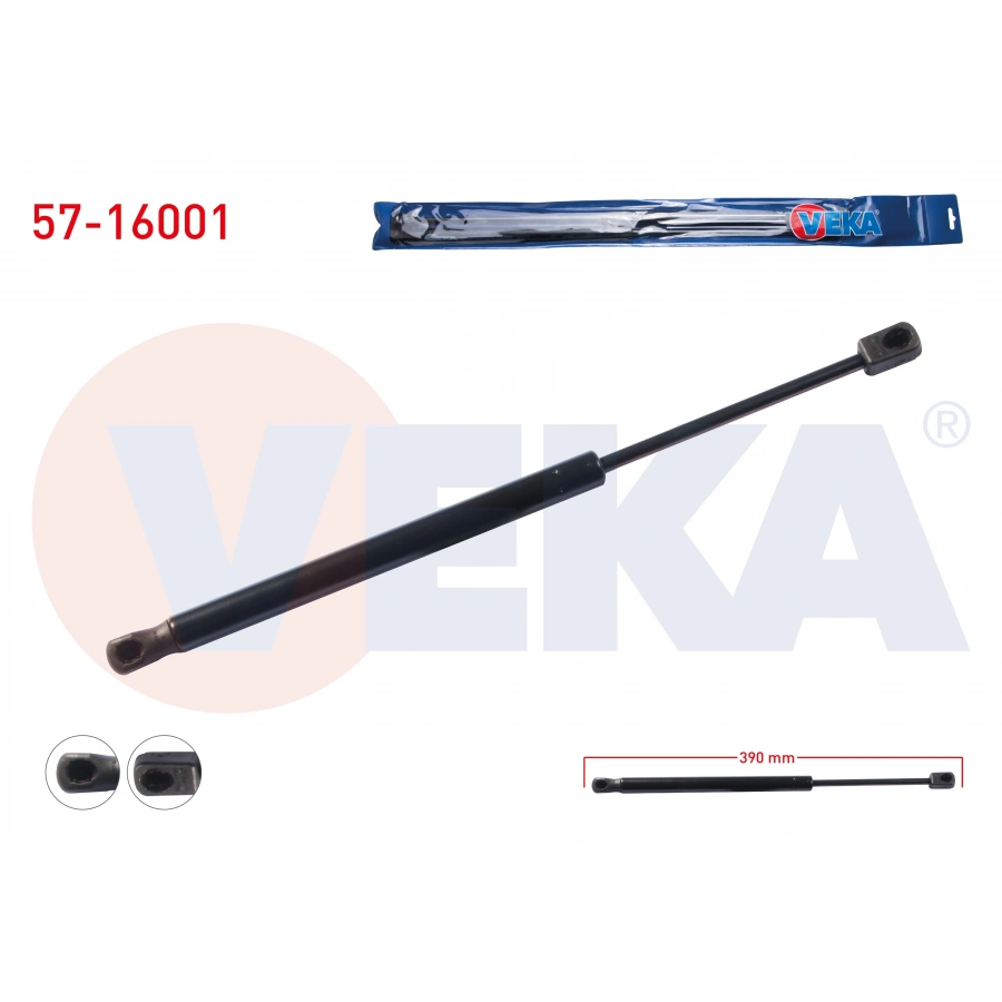 BAGAJ AMORTISORU 390mm/350N CHEVROLET AVEO (T250) 5 KAPI 2006-2011 / KALOS (T200) 5 KAPI 2003-2008