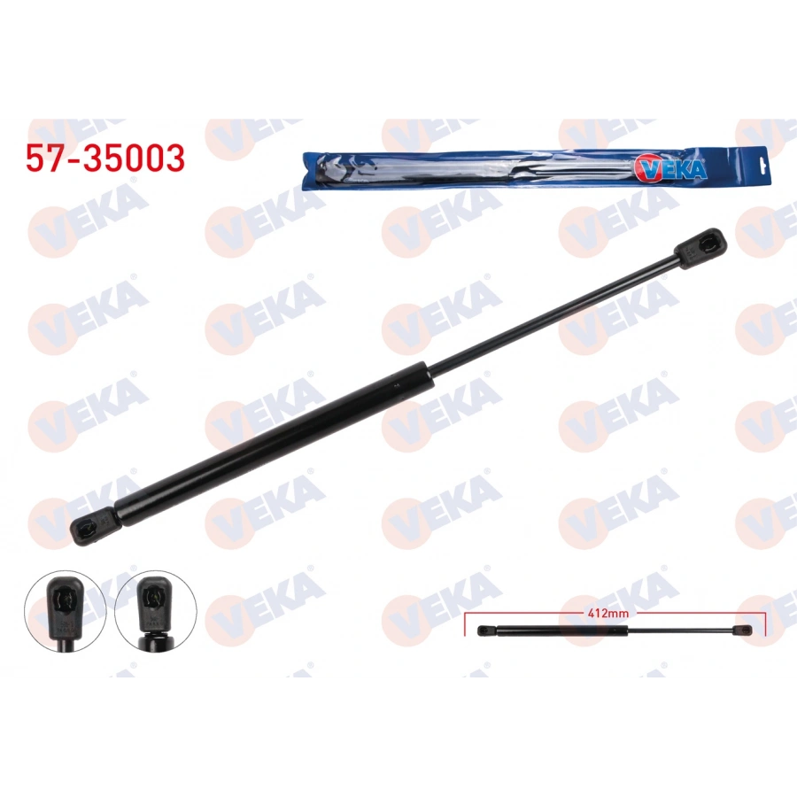 BAGAJ AMORTISORU 412mm/340N RENAULT CLIO II (BB0/1/2,CB0/1/2) 1998-2005