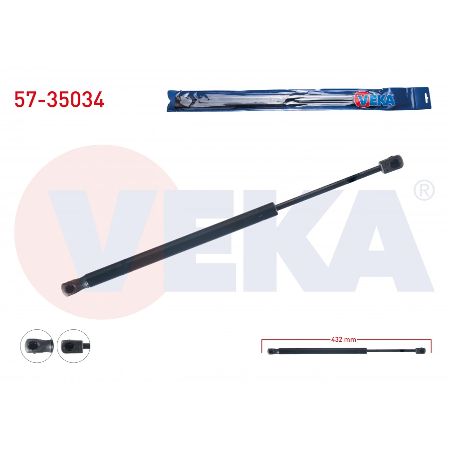 BAGAJ AMORTISORU 432mm/600N RENAULT MEGANE III HB 2008-2015