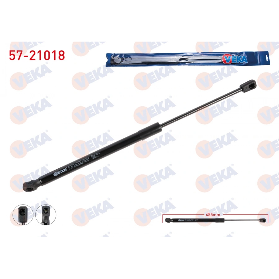 BAGAJ AMORTISORU 455mm/380N HYUNDAI i20 2015-