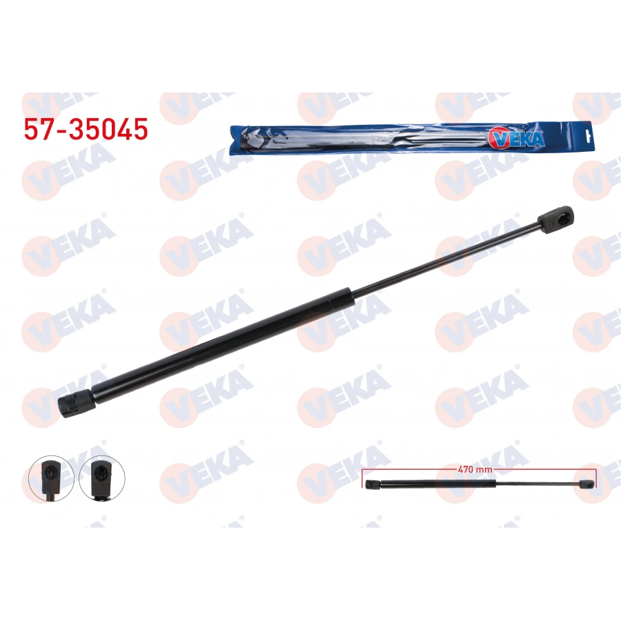 BAGAJ AMORTISORU 470mm/580N RENAULT CLIO III SW 2008-