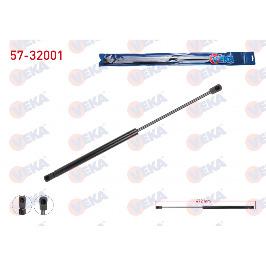 BAGAJ AMORTISORU 472mm/370N OPEL CORSA C 5 KAPI 2000-2006