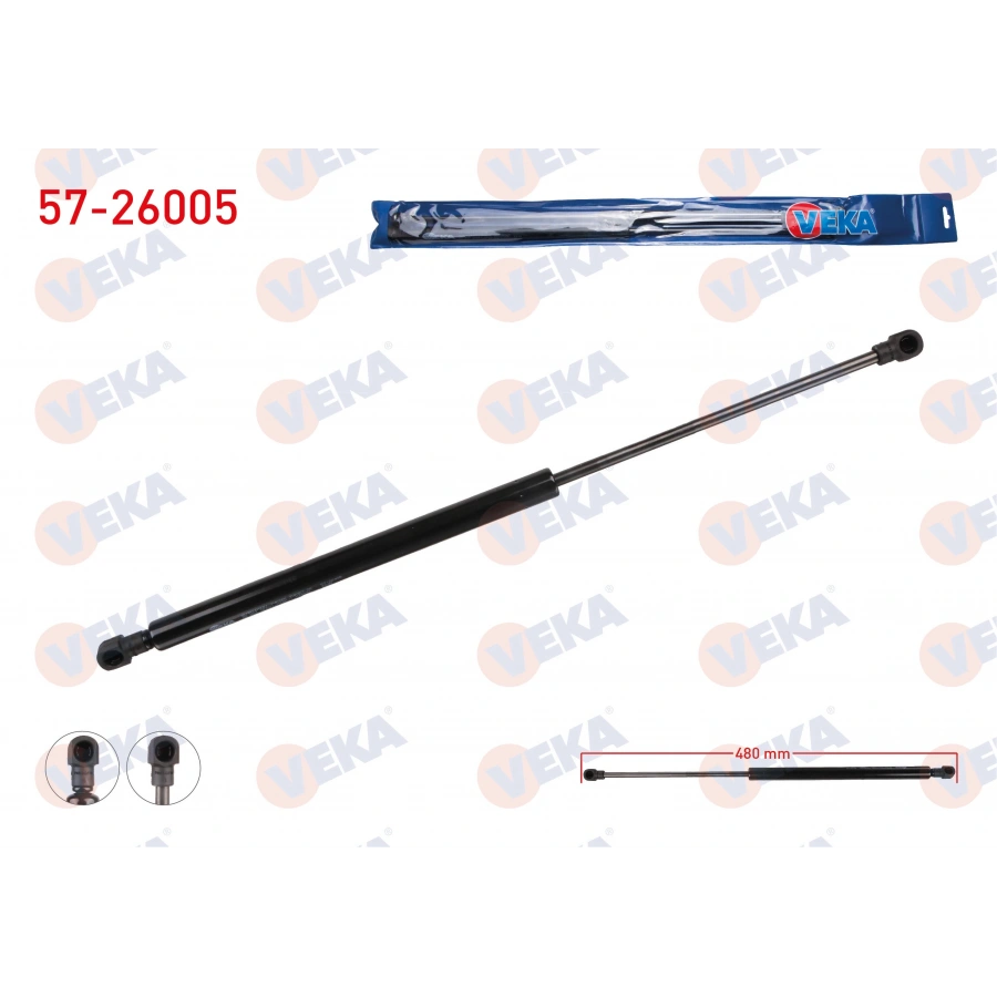 BAGAJ AMORTISORU 480mm/480N LAND ROVER DISCOVERY III - IV 2004-2018