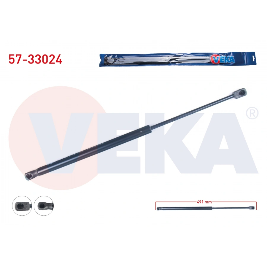 BAGAJ AMORTISORU 491mm/230N PEUGEOT 406 1995-2004