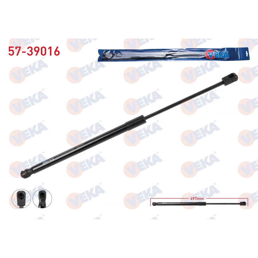 BAGAJ AMORTISORU 497mm/420N SKODA FABIA 2015-