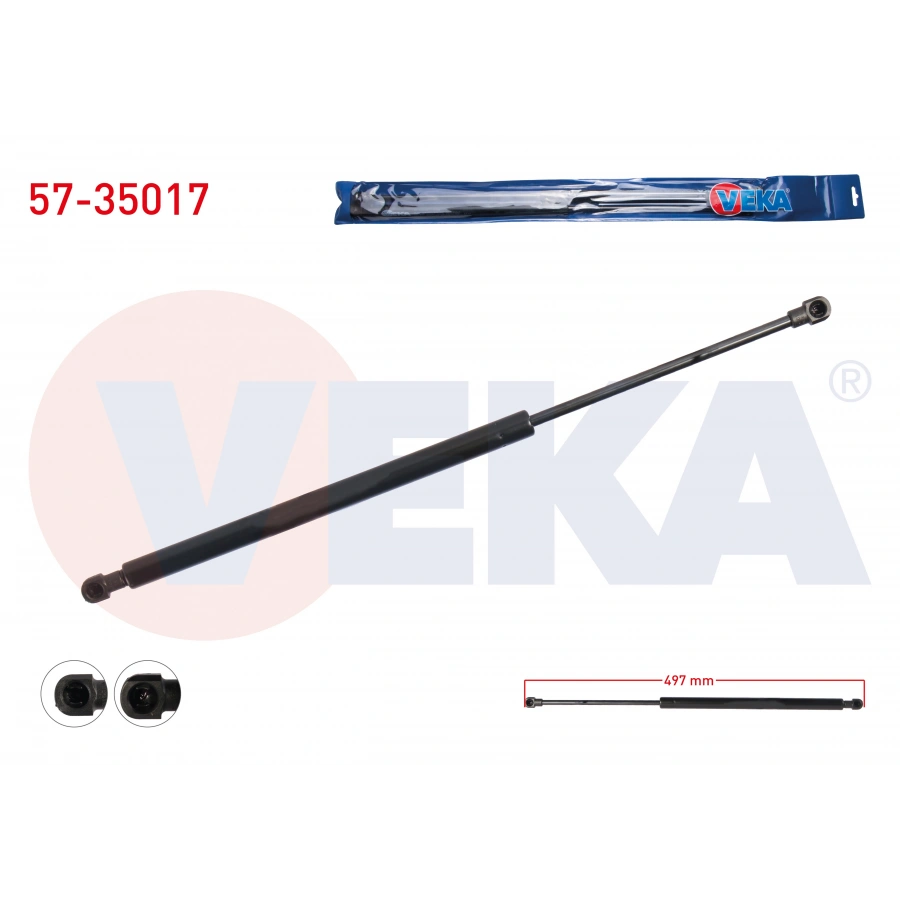 BAGAJ AMORTISORU 497mm/610N RENAULT LAGUNA III (BT0/1) 2007-