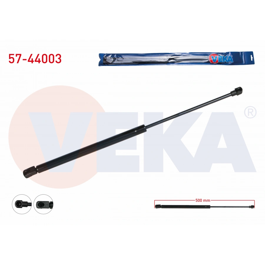 BAGAJ AMORTISORU 500mm/500N VOLKSWAGEN GOLF IV (1J1) 1997-2005 / PASSAT VARIANT (3B6) 2000-2005