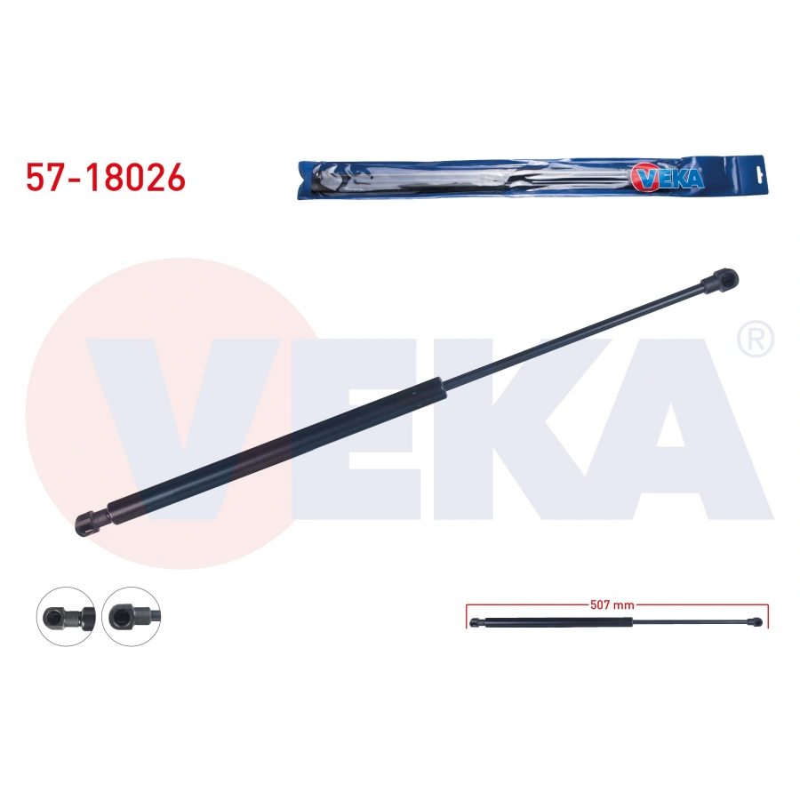 BAGAJ AMORTISORU 507mm/420N FIAT MAREA WEEKEND 1999-2007 / OPEL AGILA B (H08) 2007 / SUZUKI SPLASH 2008-