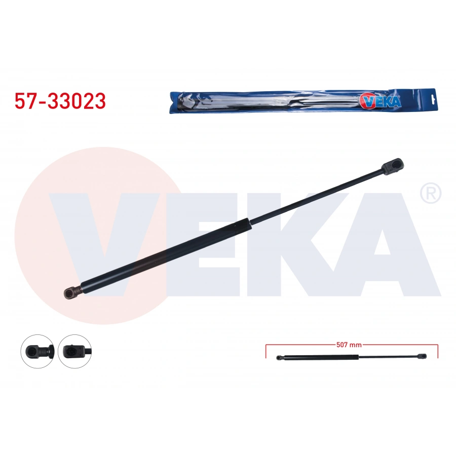 BAGAJ AMORTISORU 507mm/520N PEUGEOT 207 SW 2006-2012 / FIAT MULTIPLA (186) 1999-2010