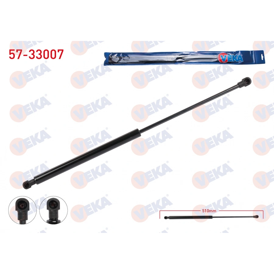 BAGAJ AMORTISORU 510mm/470N PEUGEOT 207 (WA,WC) 2006-2012 / CITROEN C5 2001-2004