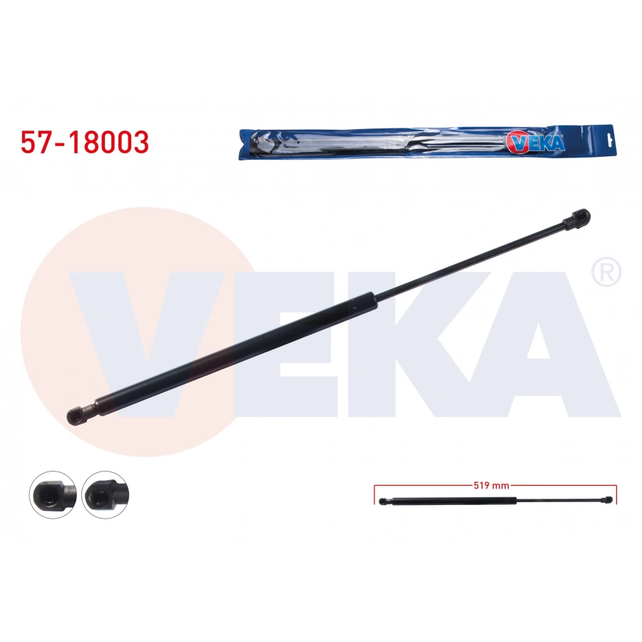 BAGAJ AMORTISORU 519mm/570N FIAT PALIO WEEKEND 1996-2005