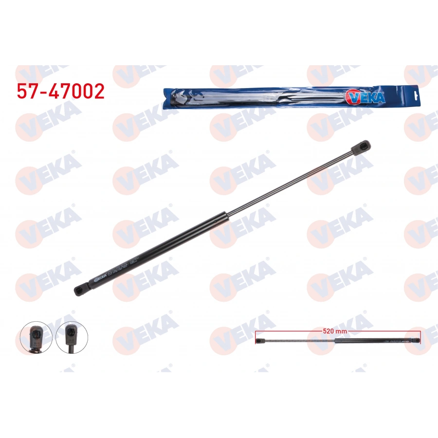 BAGAJ AMORTISORU 520mm/370N DACIA SANDERO 2008-2013